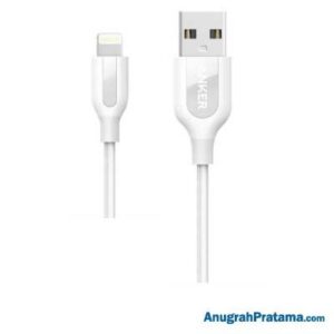ANKER A8121 Kabel Charger PowerLine+ Lightning Mfi Certified 3ft/0.9m - White