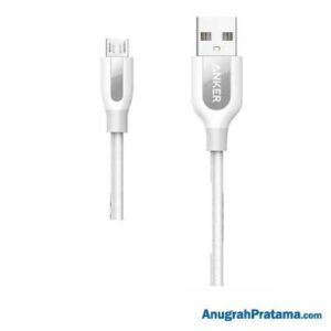 ANKER A8143 Kabel Charger PowerLine+ Micro USB 6ft/1.8m - White