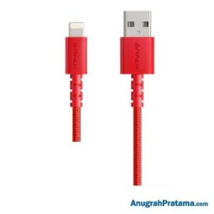 ANKER A8012 Kabel Charger PowerLine Select+ USB to Lightning 3ft - Red