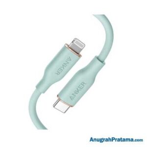 ANKER A8662 Kabel Charger Powerline III Flow Type C to Lightning 3ft - Green