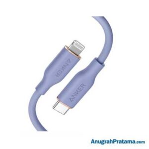 ANKER A8662 Kabel Charger Powerline III Flow Type C to Lightning 3ft - Purple