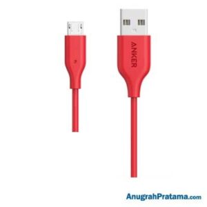 ANKER A8132 Kabel Charge PowerLine Micro 3ft /0.9m - Red