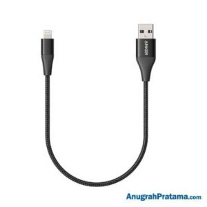 ANKER A8451 Kabel Charger Powerline+ II with Lightning 1ft - Black