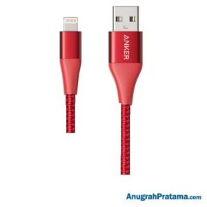 ANKER A8453 Kabel Charger PowerLine+ II Lightning 6Ft - Red