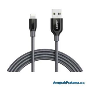ANKER A8122 Kabel Charger PowerLine+ 6ft/1.8m Lightning  - Black