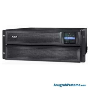 APC Smart-UPS X 2200VA, 208/230V, short depth, LCD, rackmount, 4U, 8x IEC 320 C13 & 2x IEC Jumpers & 2x IEC 320 C19 outlets, w/network card (SMX2200HVNC)