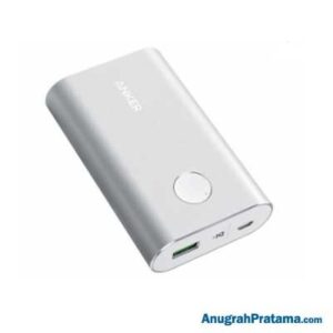 ANKER A1311 PowerCore+ 10050mAh Quick Charge 3.0 Power Bank - Silver