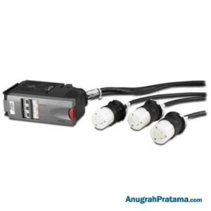 APC IT Power Distribution Module 3x1 Pole 3 Wire 20A 250V L5-20 UL 260cm 380cm 500cm (PDM1320L5-3P-1)