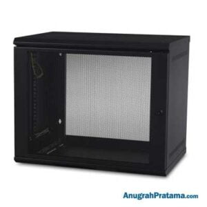 APC NetShelter 9U Wallmount Rack Cabinet Single Hinged Switch Depth Unassembled (AR109)