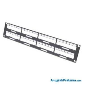 APC Data Distribution 2U Panel, Holds 8 each Data Distribution Cables for a Total of 48 Ports (AR8452)