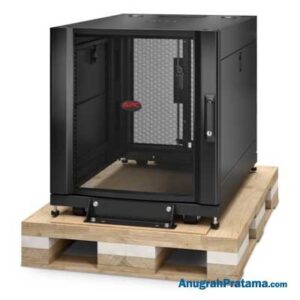 APC NetShelter SX, Server Rack Enclosure, 12U, Shock Packaging, Black, 658H x 600W x 900D mm (AR3003SP)