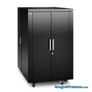 APC NetShelter CX, 24U, Soundproof Server Rack Enclosure, 100V to 240V, Black, 1275H x 750W x 1130D mm (AR4024SPX429)