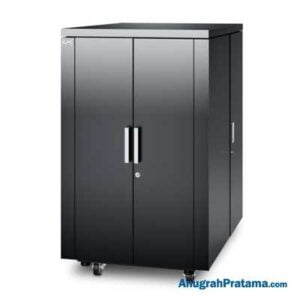 APC NetShelter CX, 24U, Soundproof Server Rack Enclosure, 100V to 240V, Dark Grey, 1275H x 750W x 1130D (AR4024SPX431)