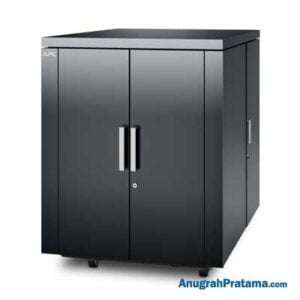 APC NetShelter CX, 18U, Soundproof Server Rack Enclosure, 100V to 240V, White, 1015H x 750W x 1130D mm (AR4018SPX432)