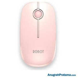 ROBOT M330 Silent Wireless Mouse - Pink
