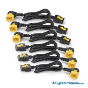 APC Power Cord Kit (6 ea), Locking, C19 to C20 (90 Degree), 1.8m (AP8716R)
