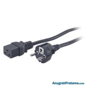 APC Power Cord, C19 to CEE/7 Schuko, 2.5m (AP9875)