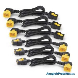 APC Power Cord Kit (6 ea), Locking, C19 to C20 (90 Degree), 0.6m (AP8712R)