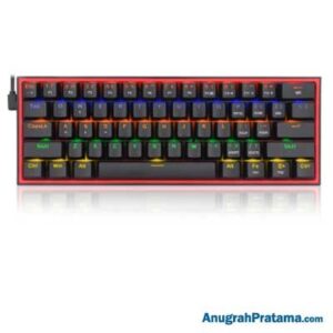 REDRAGON FIZZ-K617-R Keyboard - Black Rainbow