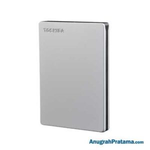 TOSHIBA Canvio Slim III 2TB Portable External Hard Drive - Silver