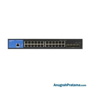 LINKSYS LGS328C 24-Port Managed Gigabit Ethernet Switch with 4 10G SFP+ Uplinks