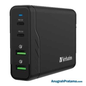 VERBATIM 4 Port 100W PD & QC 3.0 USB Charger [66402]