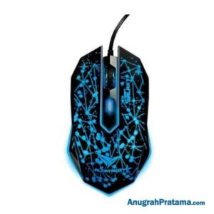 ALCATROZ X-Craft Galaxy Wired Mouse - Black