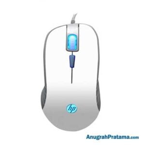 HP G100 Wired Mouse - White