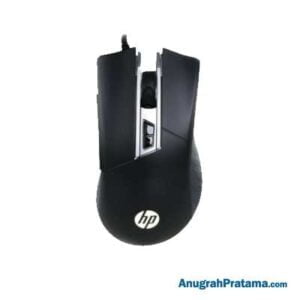HP M220 Wired USB Optical Mouse - Black