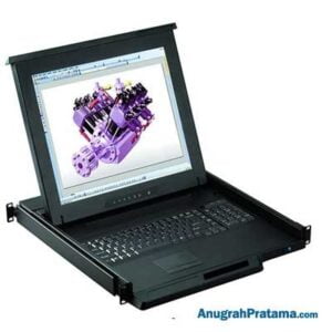 AUSTIN HUGHES 1U Rackmount KVM Combo with 17 Inch LCD console drawer (RKP117-802e)