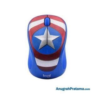 LOGITECH M238 Marvel Collection Wireless Mouse - Captain America