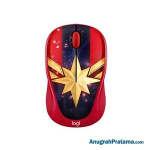 LOGITECH M238 Marvel Collection Wireless Mouse - Captain Marvel