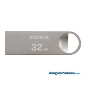 KIOXIA 32GB TransMemory U401 USB 2.0 Flash Drive - Silver Metal