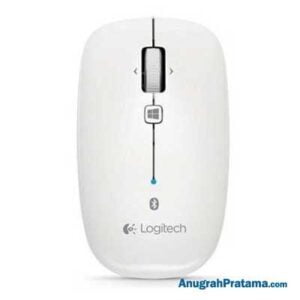 LOGITECH M557 Bluetooth Mouse - Pearl White