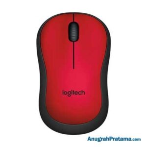 LOGITECH M221 Silent Wireless Mouse - Red