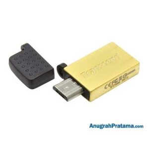 TRANSCEND 32GB JetFlash 380 OTG Flash Drive - Gold