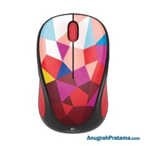 LOGITECH M238 Colorful Party Collection Wireless Mouse - Red Facets