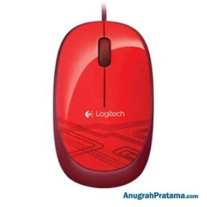 LOGITECH M105 Wired Optical Mouse - Red
