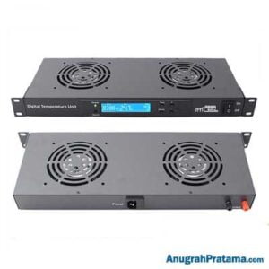 ABBA Rackmounted Digital Temperatur Unit with 2 Fans (AR-DIGIT-2F-B)