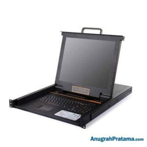 KINAN Single Rail 17 Inch 8 Port CAT5 LCD KVM Switch [LC1708]