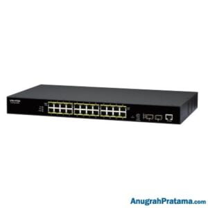 VOLKTEK Hawkeye 9005-AC-C Managed 24 x 10/100/1000 PoE+ & 2 x FX/GbE SFP Switch