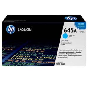 HP 645A Cyan Original LaserJet Toner Cartridge (C9731A)