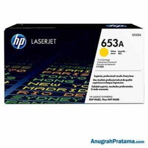 HP 653A Yellow Original LaserJet Toner Cartridge (CF322A)
