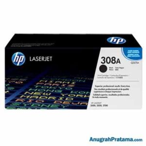 HP 308A Black Original LaserJet Toner Cartridge (Q2670A)