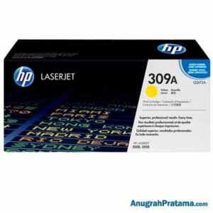 HP 309A Yellow Original LaserJet Toner Cartridge (Q2672A)