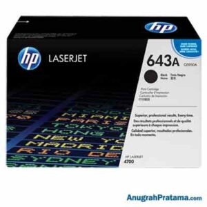 HP 643A Black Original LaserJet Toner Cartridge (Q5950A)