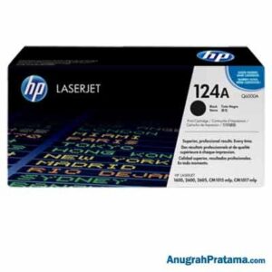 HP 124A Black Original LaserJet Toner Cartridge (Q6000A)