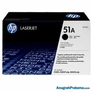 HP 51A Black Original LaserJet Toner Cartridge (Q7551A)