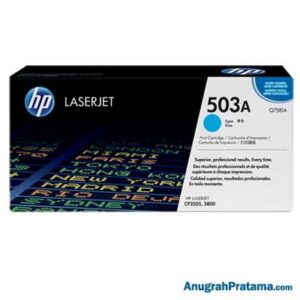 HP 503A Cyan Original LaserJet Toner Cartridge (Q7581A)