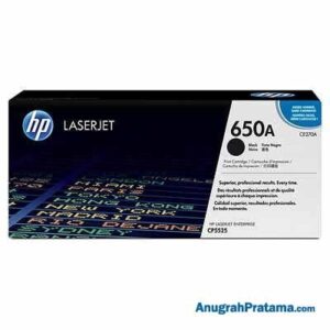 HP 650A Black Original LaserJet Toner Cartridge (CE270A)